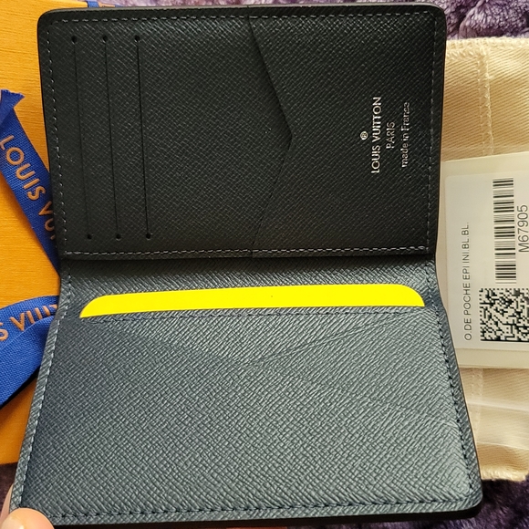 Louis Vuitton Epi Leather Pocket Organizer Men Wallet Giant LV by Virgil Abloh - Picture 6 of 9